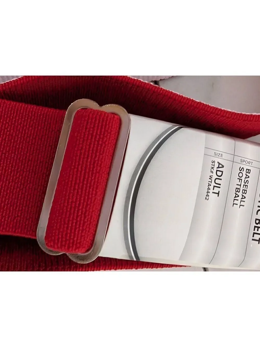 Wilson Unisex Red Burgundy Adult Adjustable Softball Baseball Belts NWT